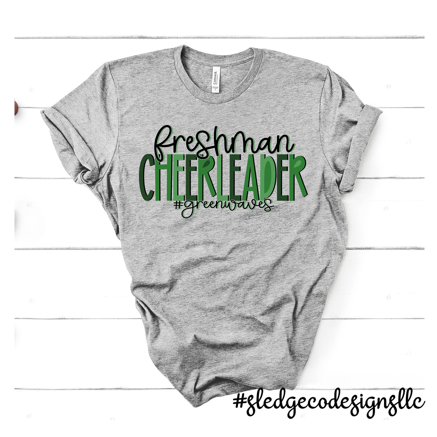 NORTH DELTA FRESHMAN CHEERLEADER | Custom Unisex Tshirt