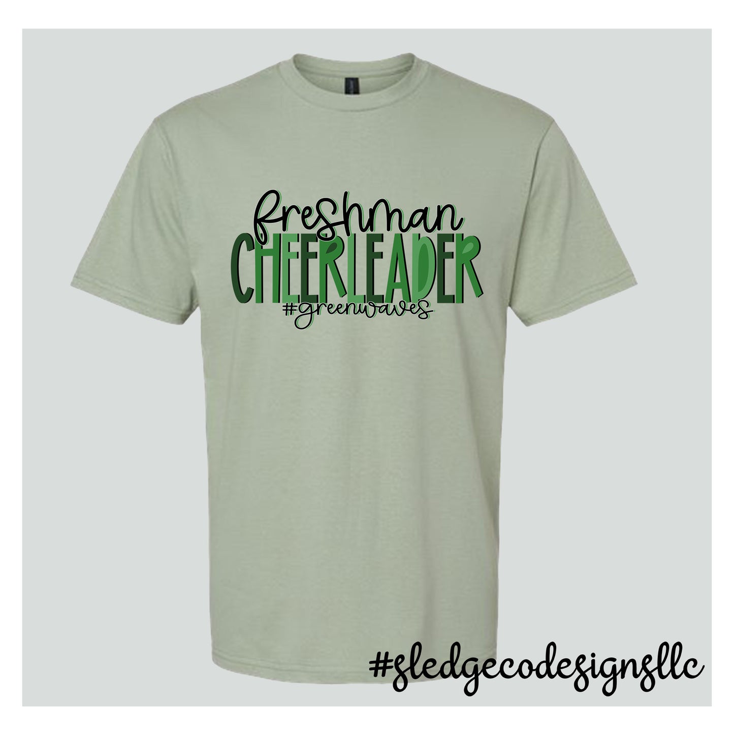 NORTH DELTA FRESHMAN CHEERLEADER | Custom Unisex Tshirt