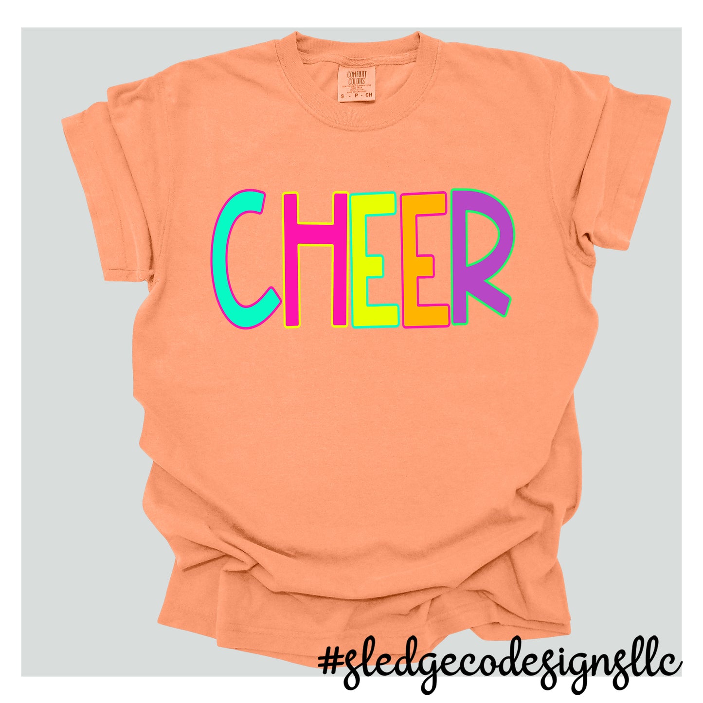 CHEER | NEON |  Custom Unisex Tshirt