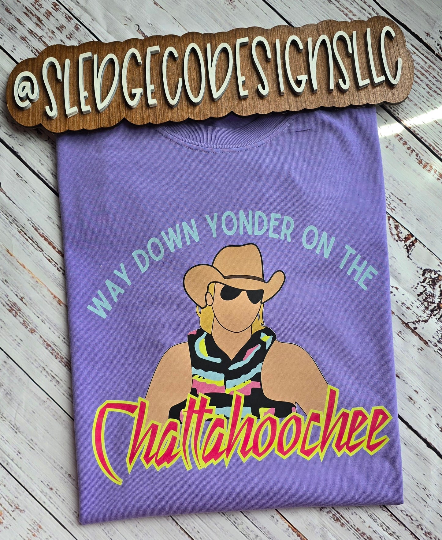 Chattahoochee River Way Down yonder Summer Tee | Custom Unisex Tshirt