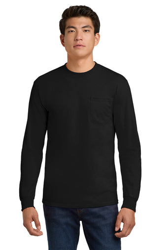 NATIONAL SECURITY OPS LLC | Gildan® - Ultra Cotton® 100% US Cotton Long Sleeve T-Shirt with Pocket