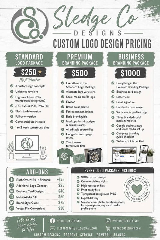 CUSTOM LOGO DESIGNS