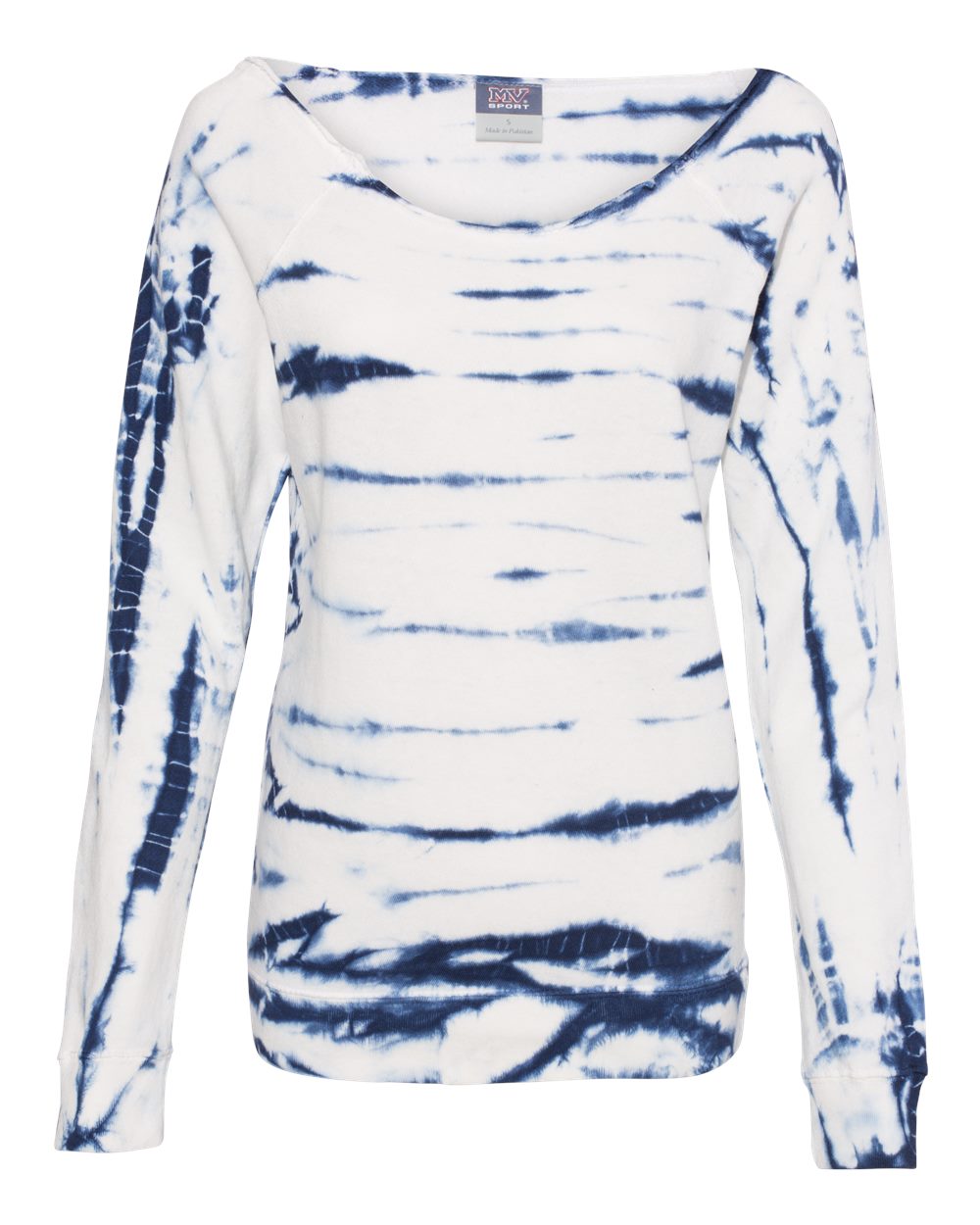 PREORDERS- Women's French Terry Off-the-Shoulder Tie-Dyed Sweatshirt