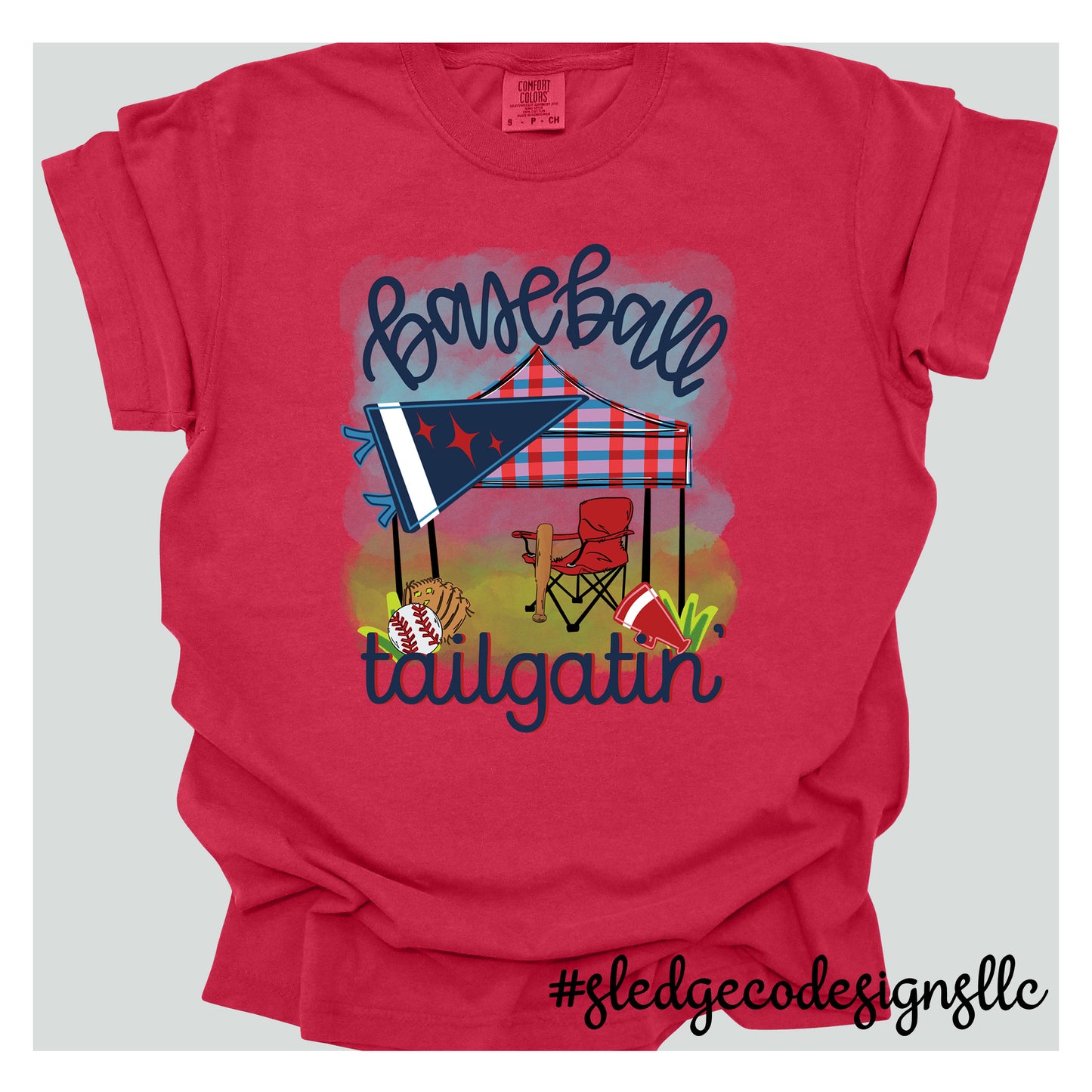 REBELS PATRIOTS BASEBALL TAILGATING | Custom Unisex TSHIRT