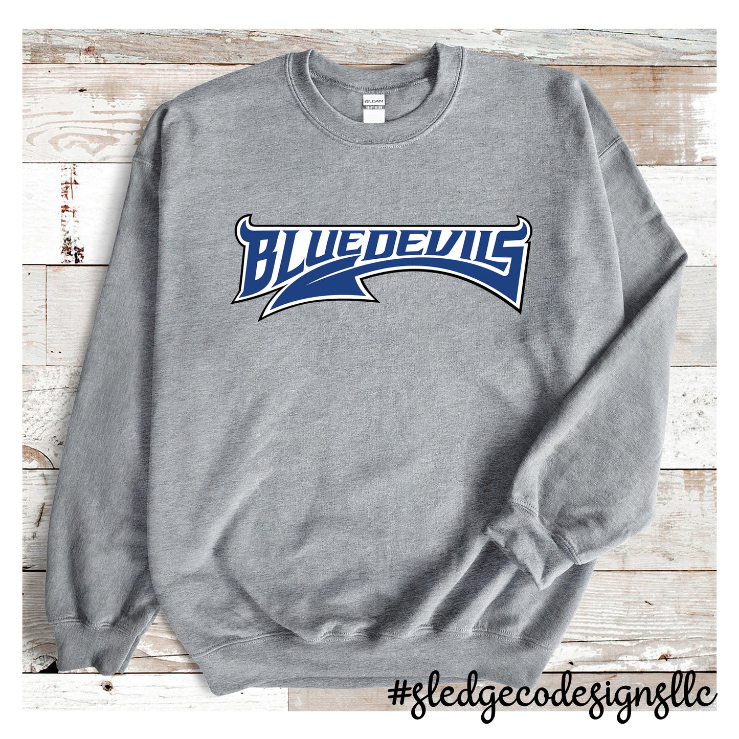 TUNICA ACADEMY BLUE DEVILS |  CUSTOM UNISEX SWEATSHIRT