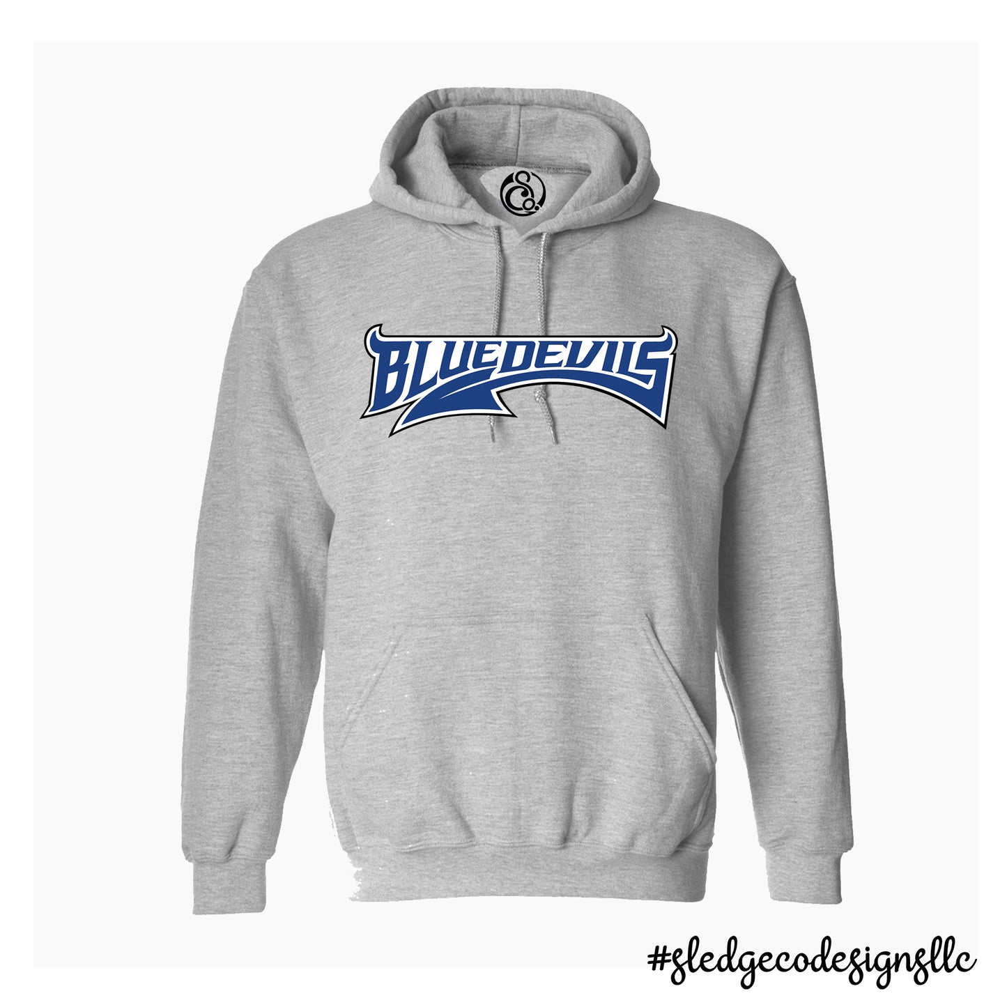 TUNICA ACADEMY BLUE DEVILS | COLLEGED |  CUSTOM UNISEX HOODIE