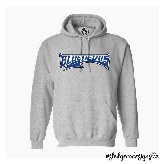 TUNICA ACADEMY BLUE DEVILS | COLLEGED |  CUSTOM UNISEX HOODIE