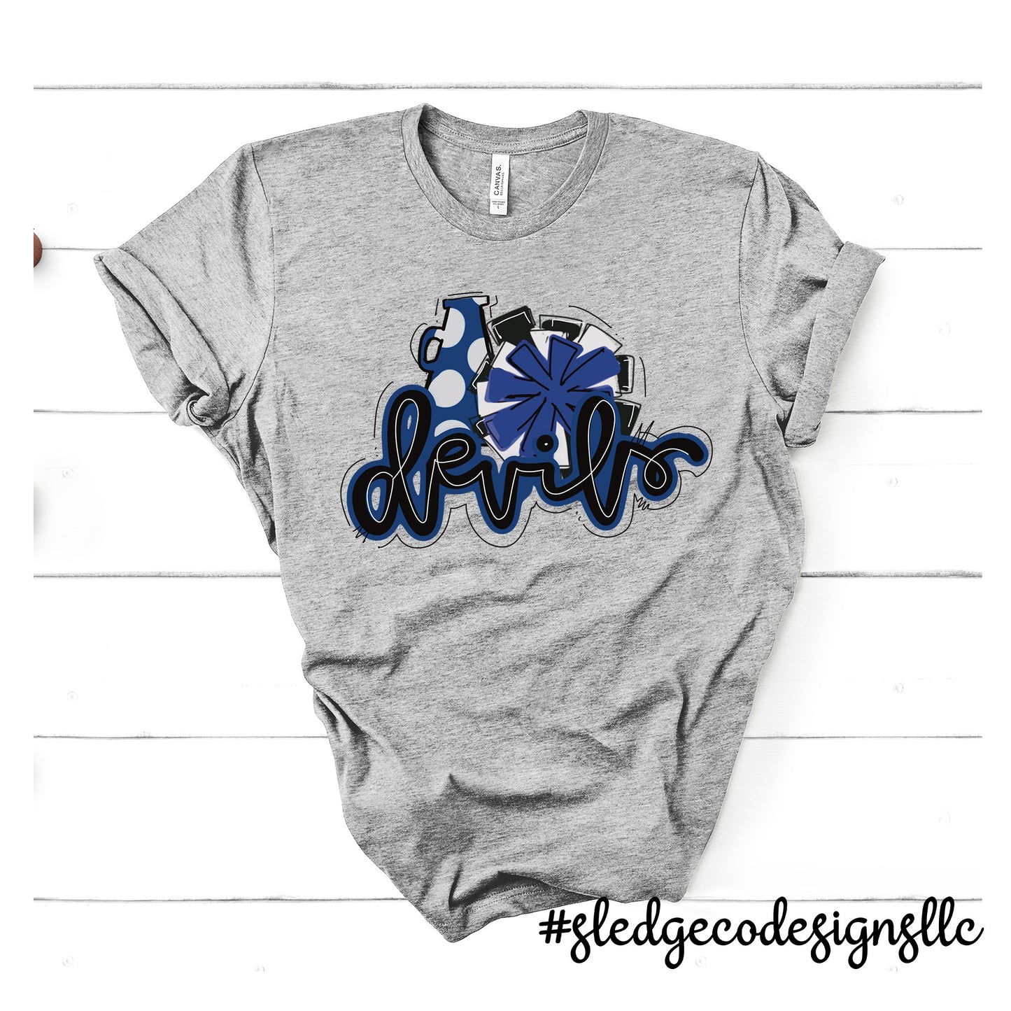 TUNICA ACADEMY BLUE DEVILS | spirit | Custom Unisex Tshirt