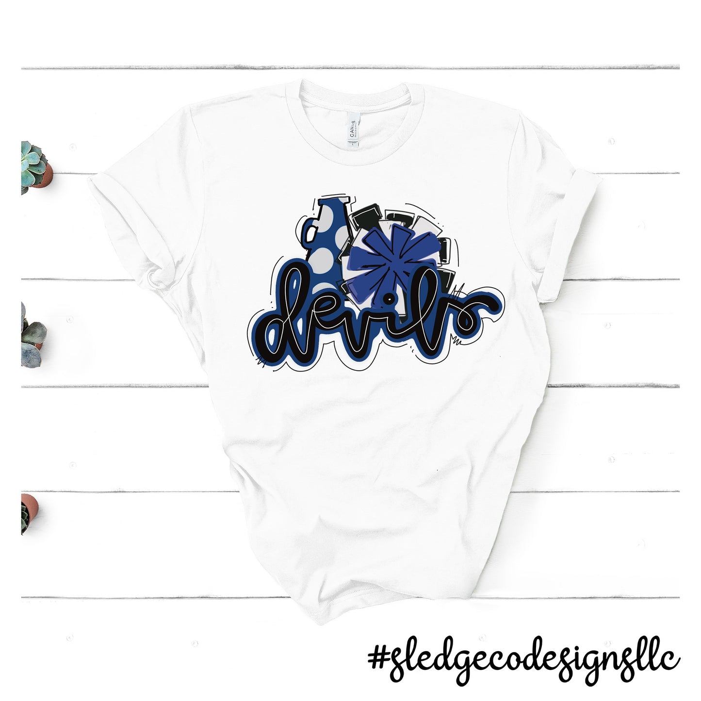 TUNICA ACADEMY BLUE DEVILS | spirit | Custom Unisex Tshirt