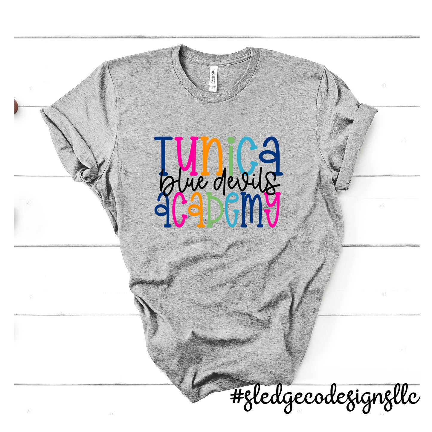 TUNICA ACADEMY BLUE DEVILS | COLORFUL | Custom Unisex Tshirt