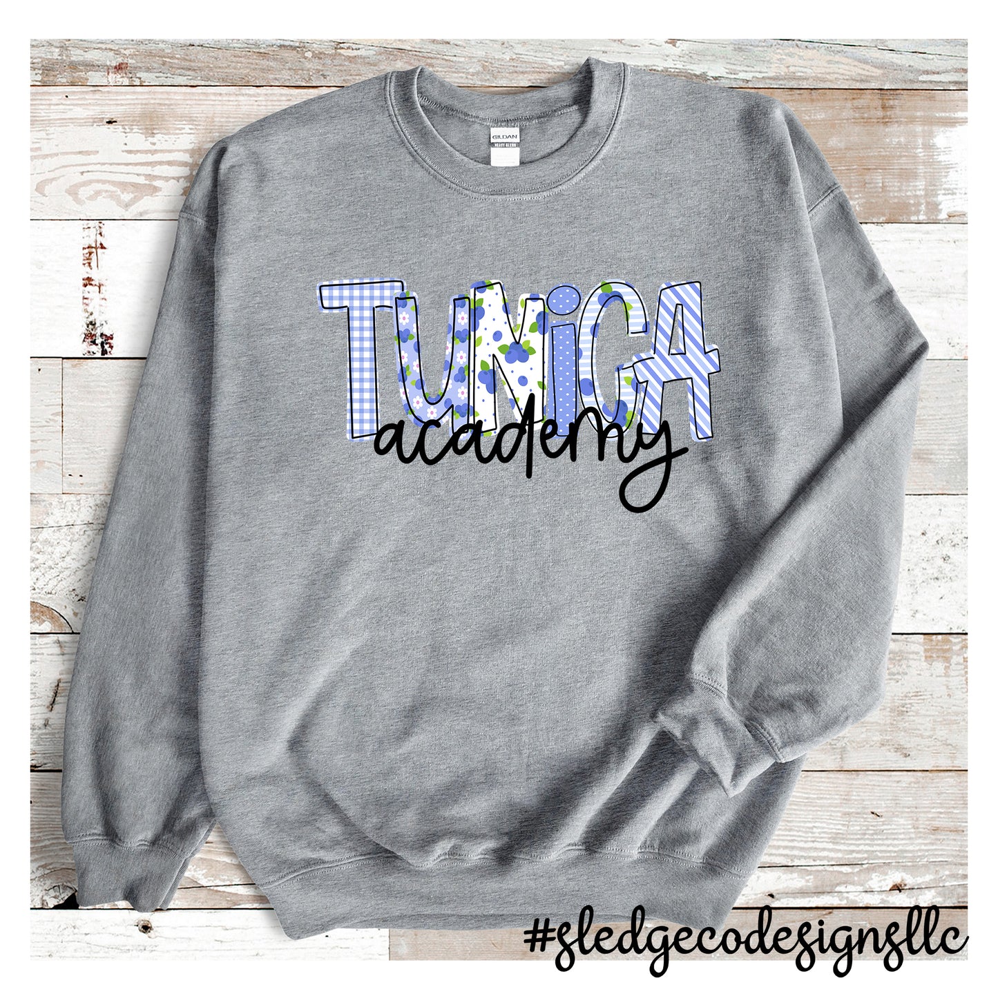 TUNICA ACADEMY BLUE DEVILS | Blueberry | CUSTOM UNISEX SWEATSHIRT