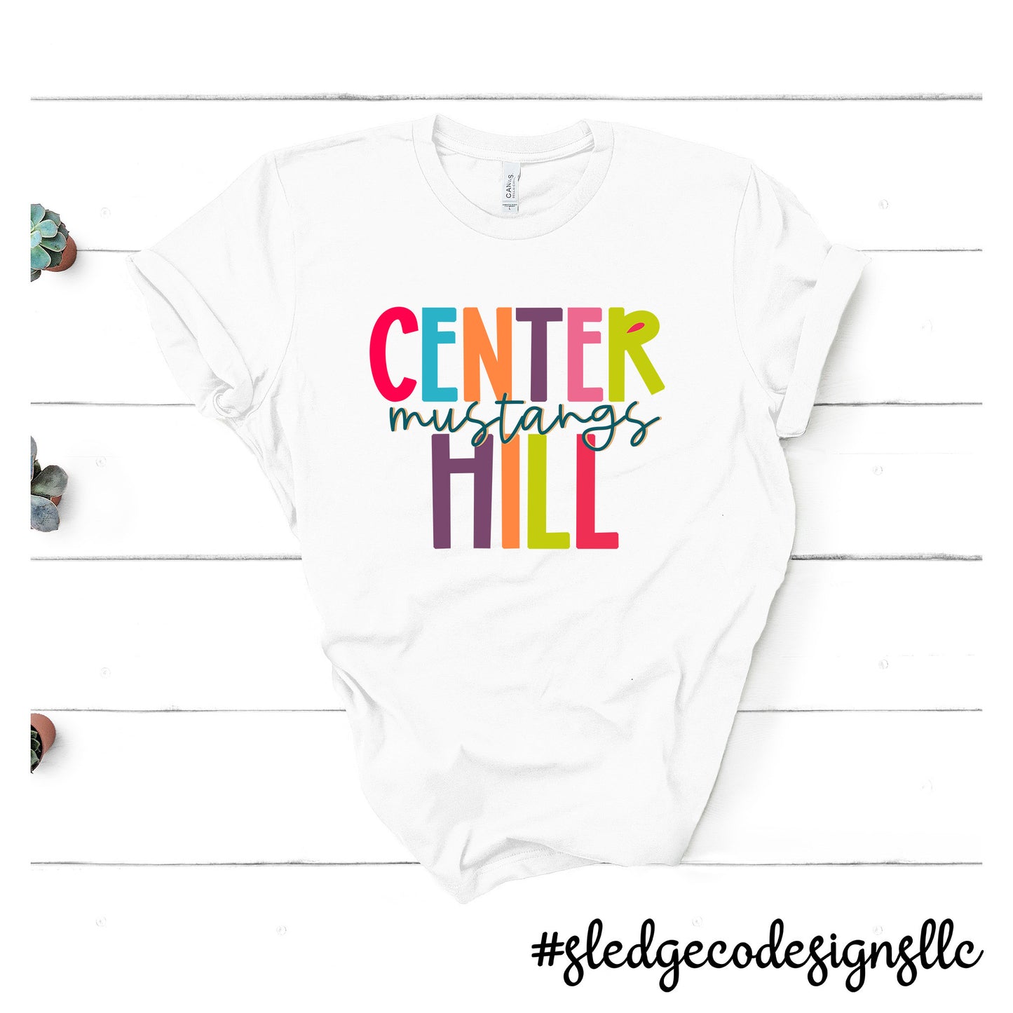 CENTER HILL MUSTANGS | BOLD | Custom UNISEX TSHIRT