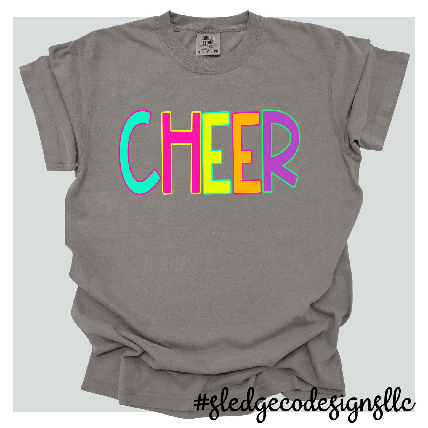 CHEER | NEON |  Custom Unisex Tshirt