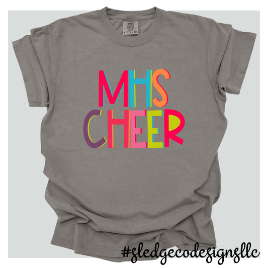 MHS CHEER | NEON |  Custom Unisex Tshirt