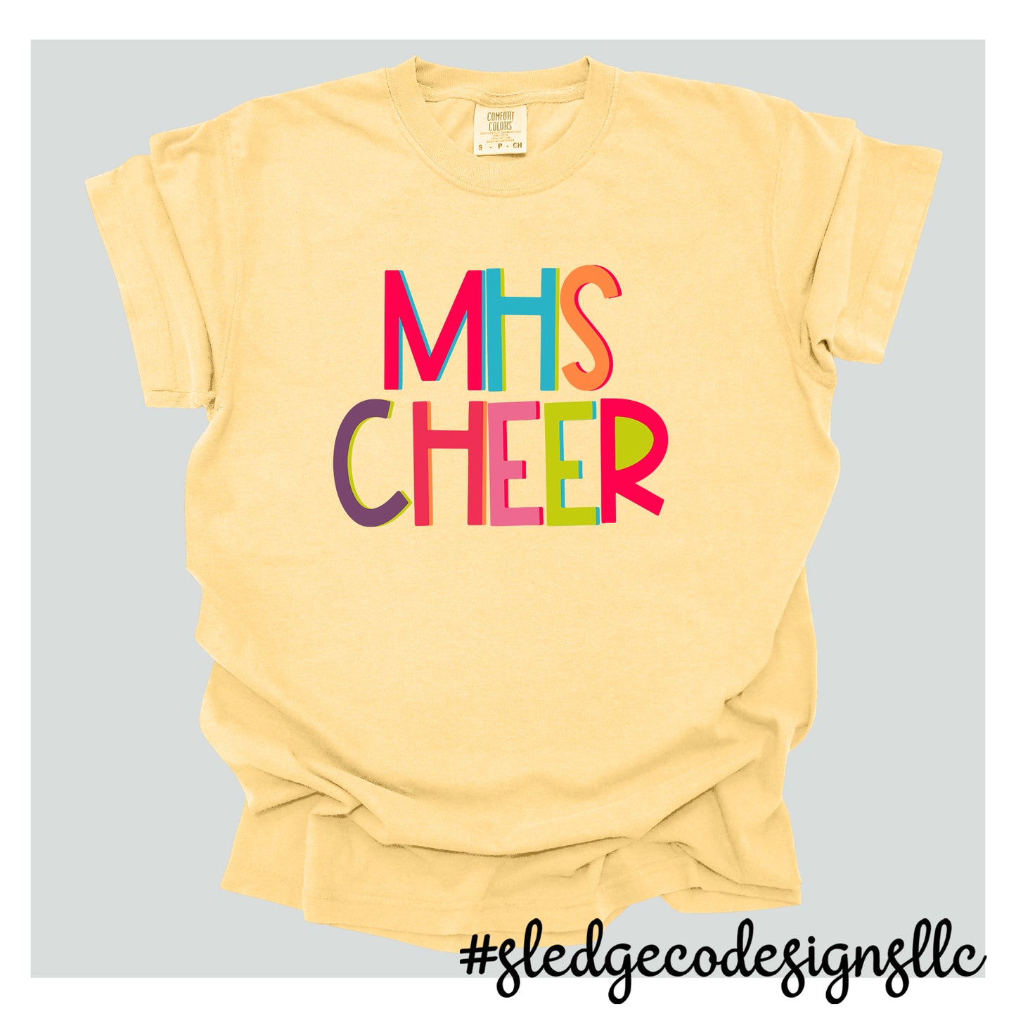 MHS CHEER | NEON |  Custom Unisex Tshirt