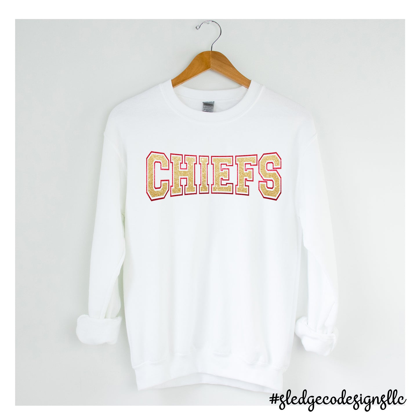 CHIEFS GLITTER  | CUSTOM SWEATSHIRT