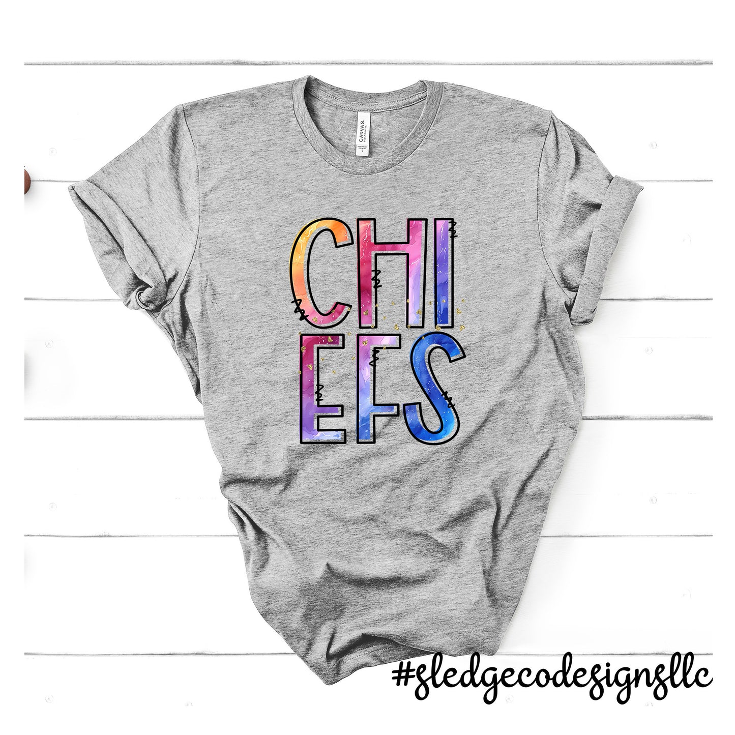 CHIEFS | WATERCOLOR | Custom Unisex Tshirt