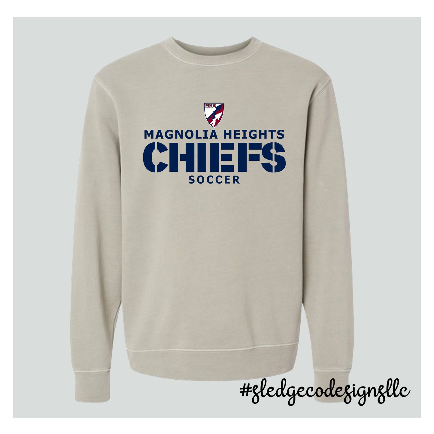 CHIEFS SOCCER | Unisex Midweight Pigment-Dyed Crewneck Sweatshirt