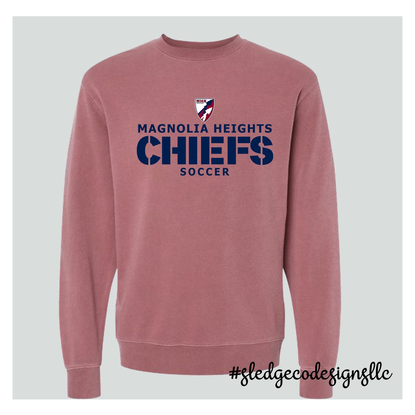 CHIEFS SOCCER | Unisex Midweight Pigment-Dyed Crewneck Sweatshirt