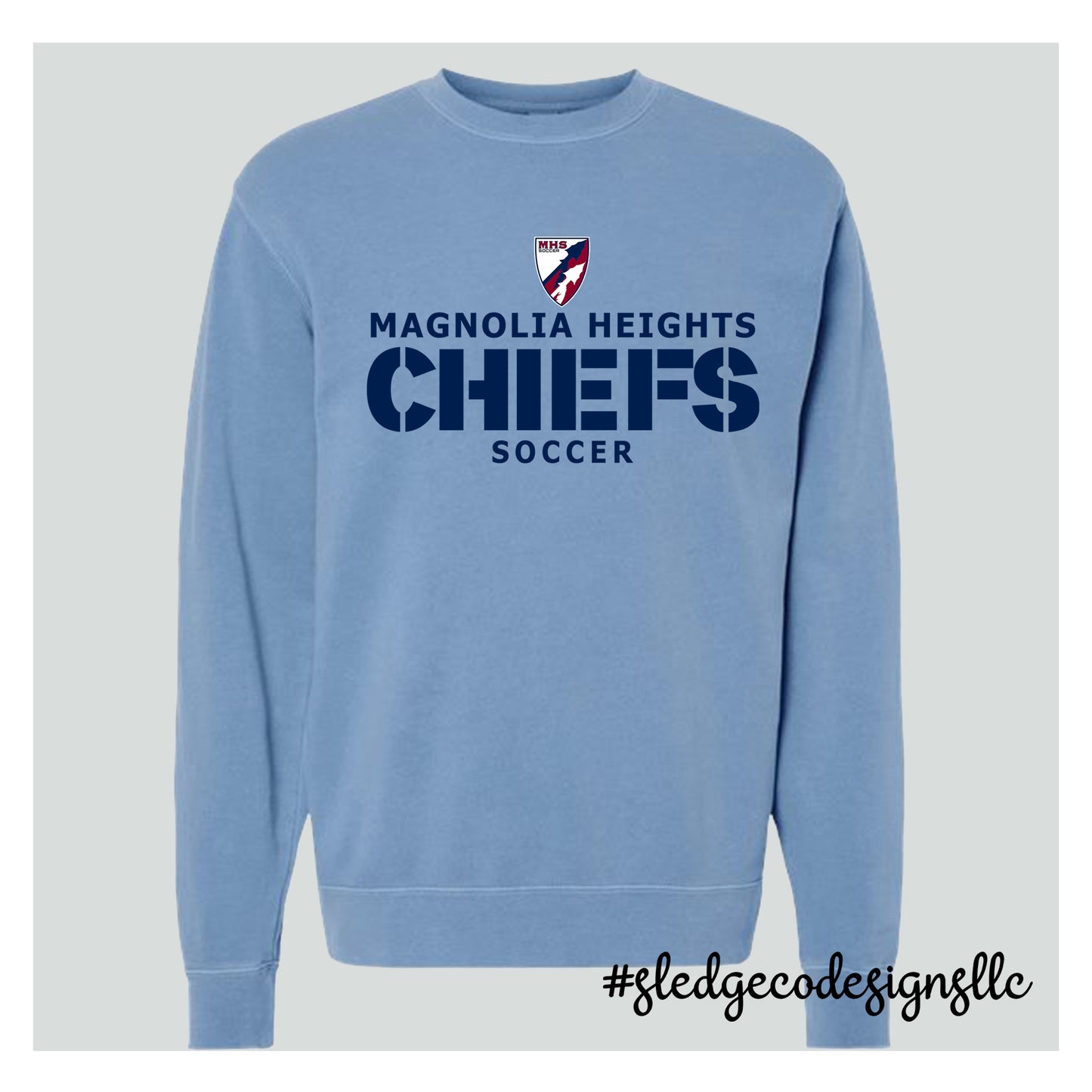 CHIEFS SOCCER | Unisex Midweight Pigment-Dyed Crewneck Sweatshirt