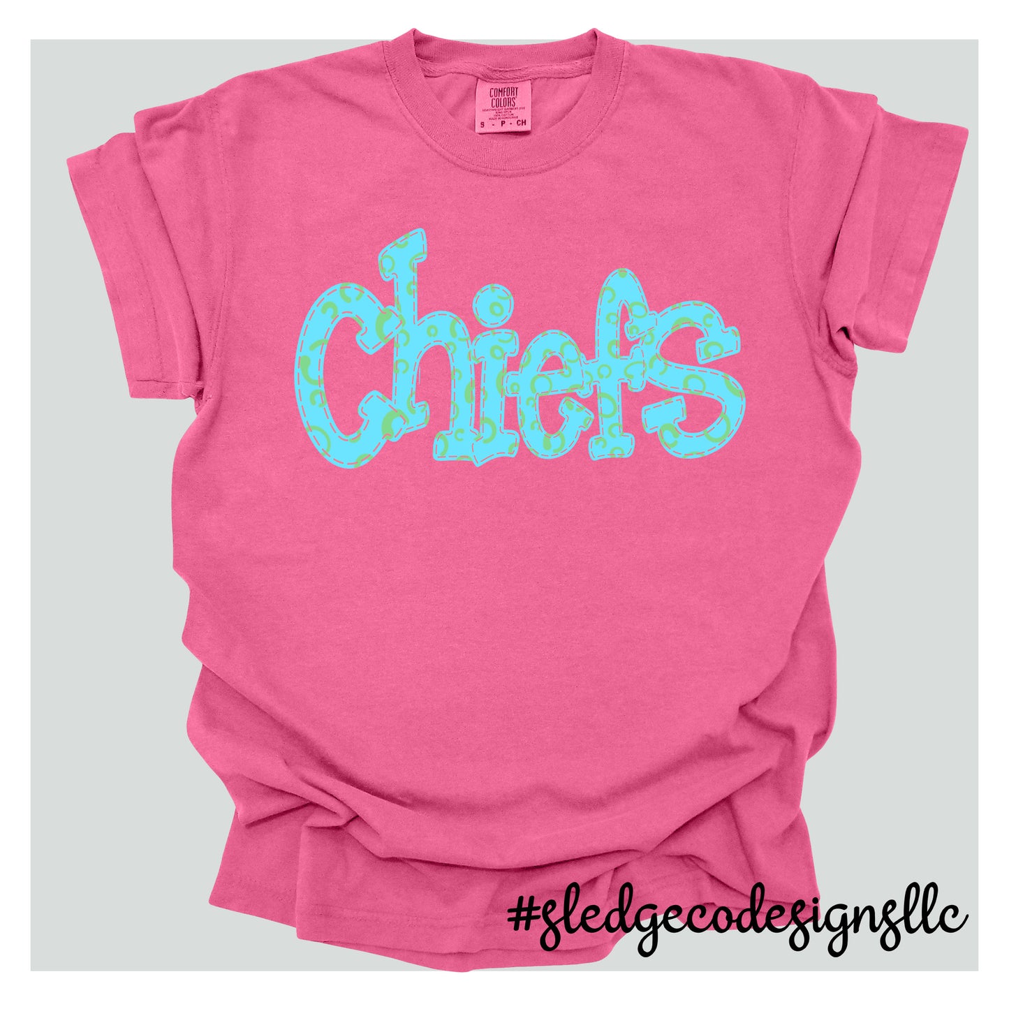 CHIEFS | FAUX APP |  MAGNOLIA HEIGHTS CHIEFS | COMFORT COLORS Custom Unisex Tshirt