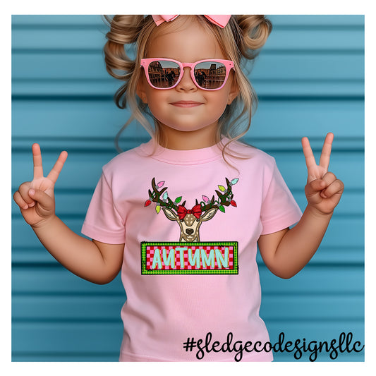 CUSTOM REINDEER | GIRLS HUNTING TEE | YOUTH - TODDLER - INFANT Custom TSHIRT