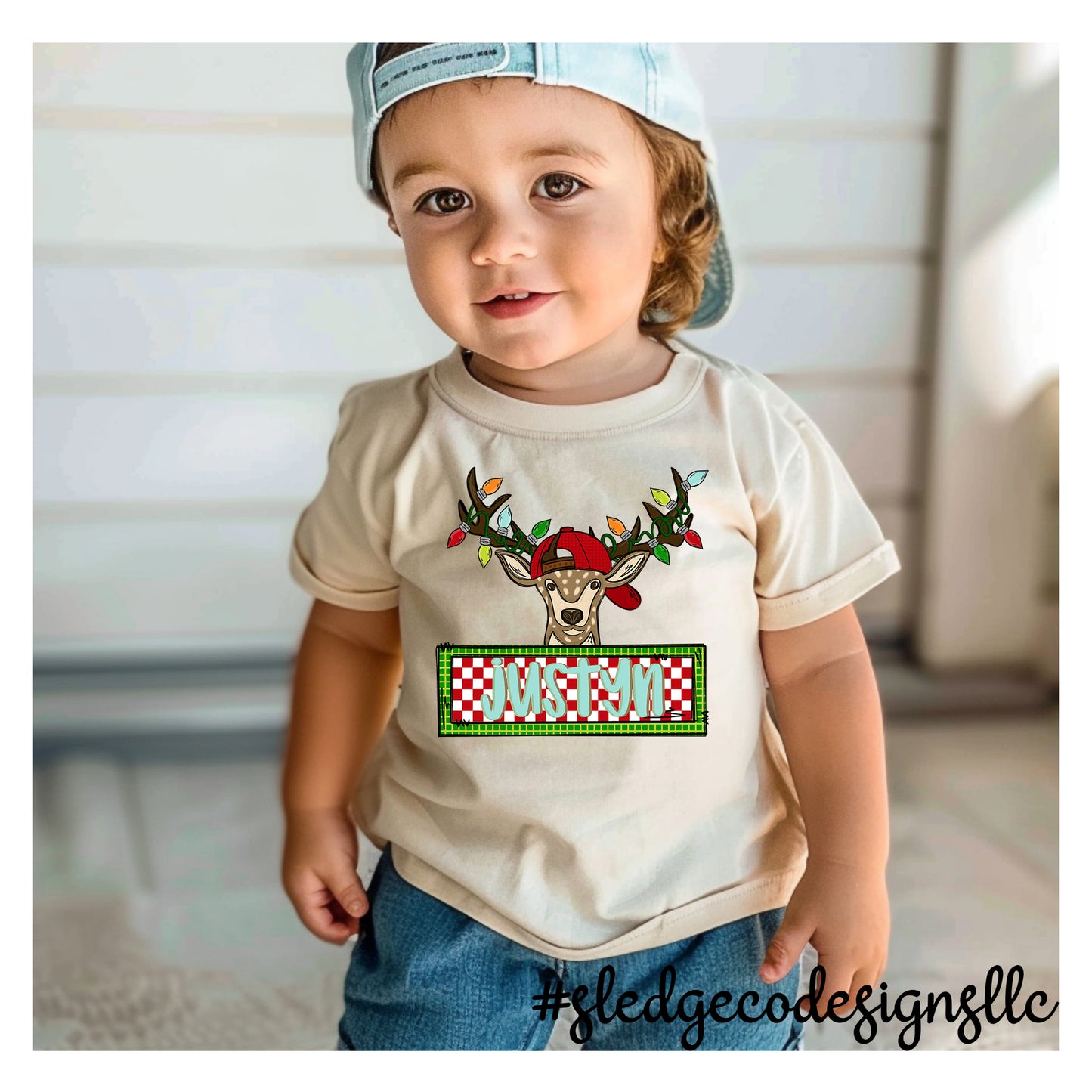CUSTOM REINDEER | BOYS HUNTING TEE | YOUTH - TODDLER - INFANT Custom TSHIRT