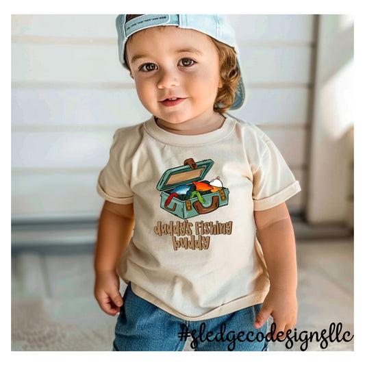 DADDYS FISHING BUDDY | YOUTH - TODDLER - INFANT Custom TSHIRT