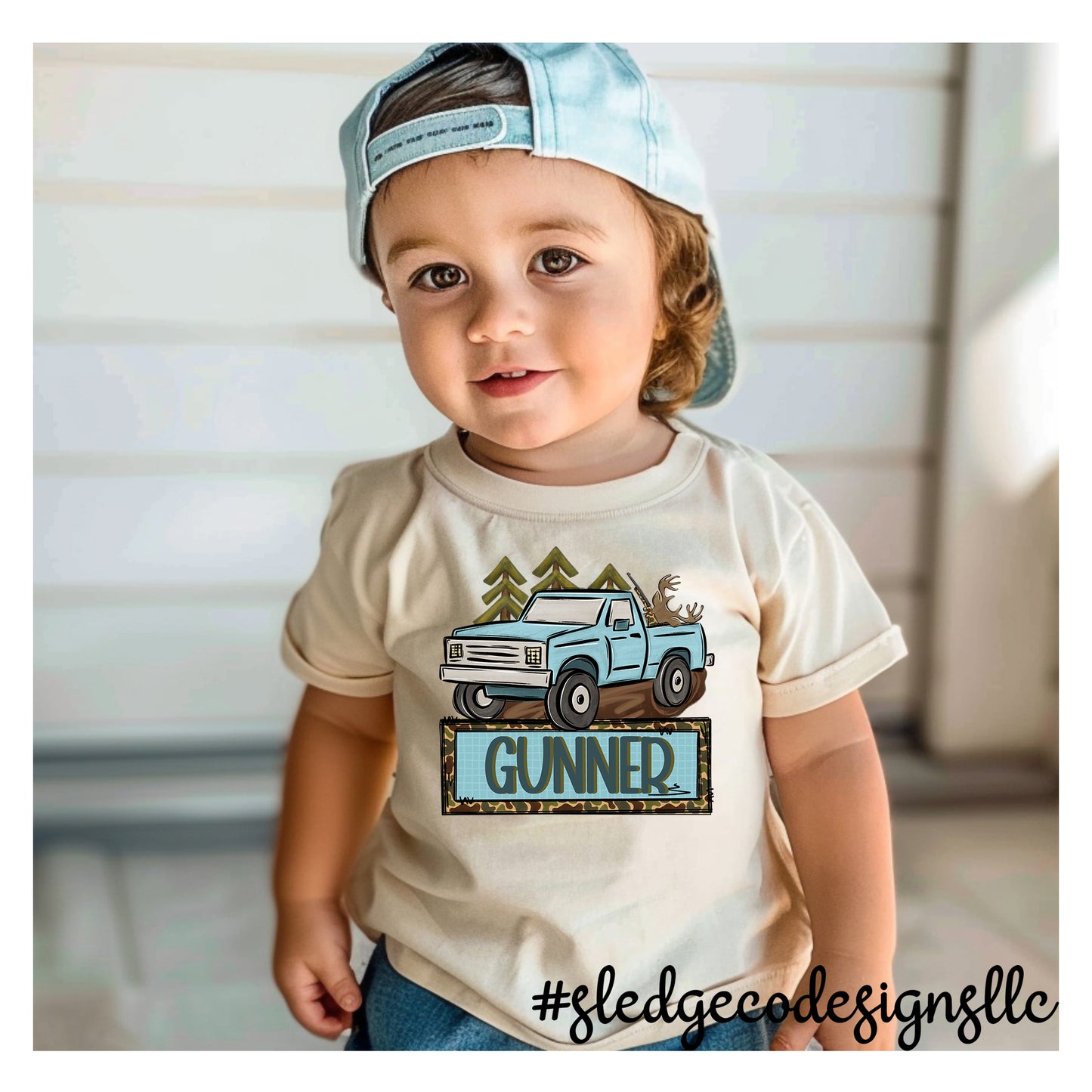 BOYS MUDDING TRUCK | YOUTH - TODDLER - INFANT Custom TSHIRT