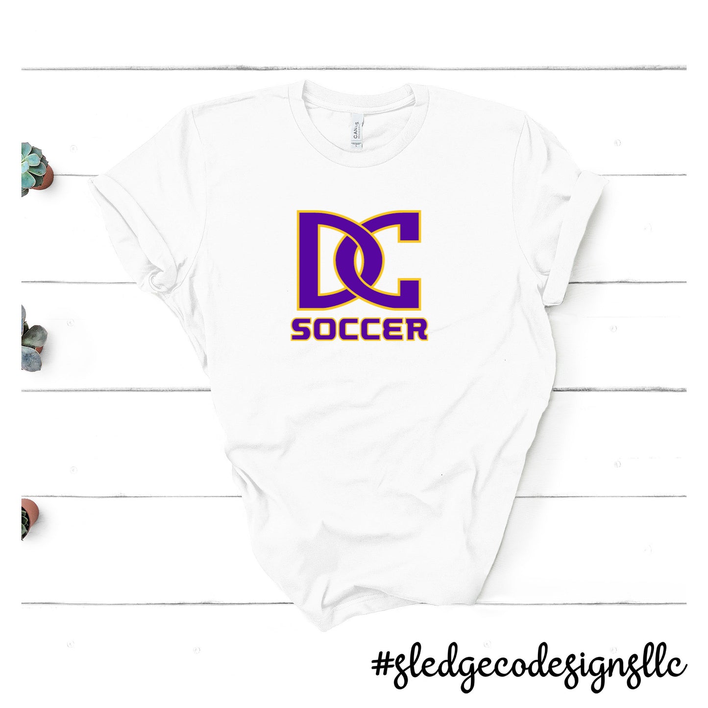 DESOTO CENTRAL JAGUARS SOCCER  | Custom Unisex Tshirt