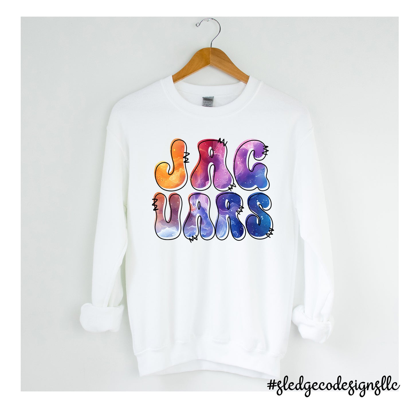 Desoto Central Jags | WATERCOLOR | Custom UNISEX SWEATSHIRT