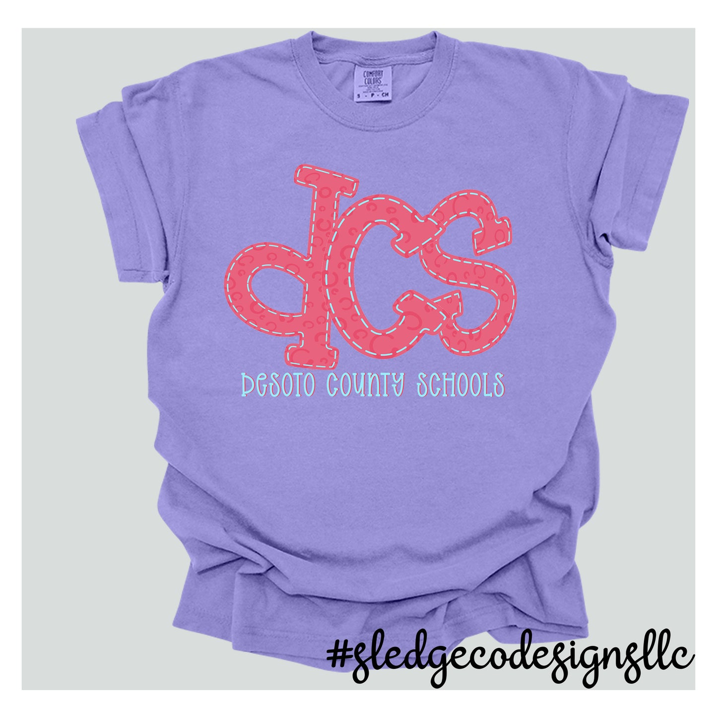 DESOTO COUNTY SCHOOLS | DCS STITCHED | CUSTOM UNISEX TSHIRTS