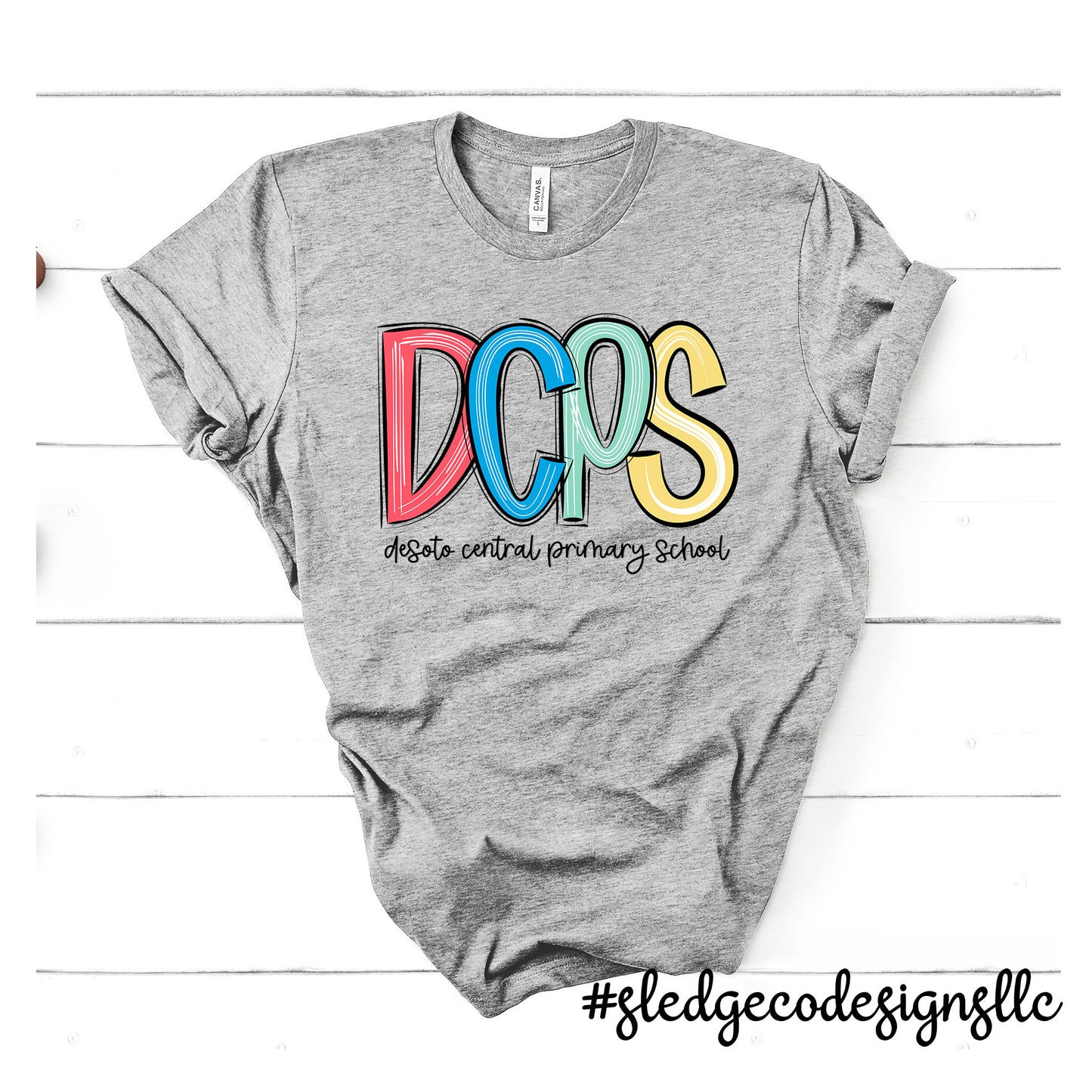 DESOTO CENTRAL PRIMARY SCHOOL | JAGS | NEW SKTECHED | Custom Unisex Tshirt