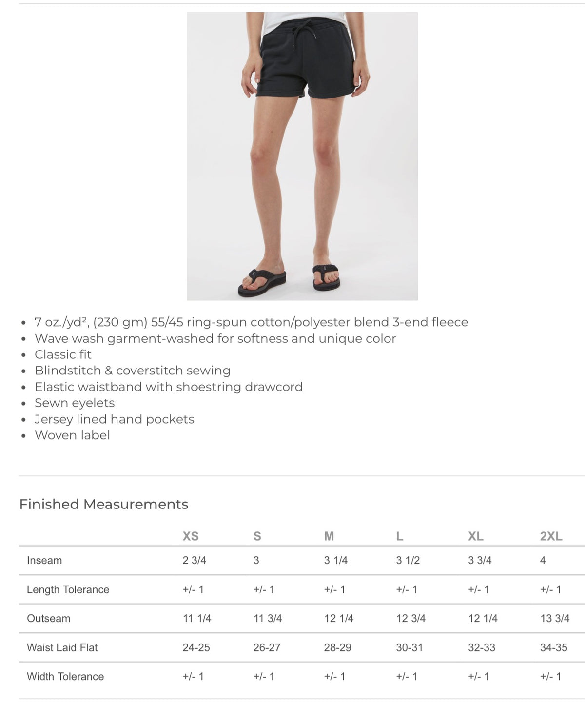 Women’s Lightweight California Wave Wash Sweat Shorts