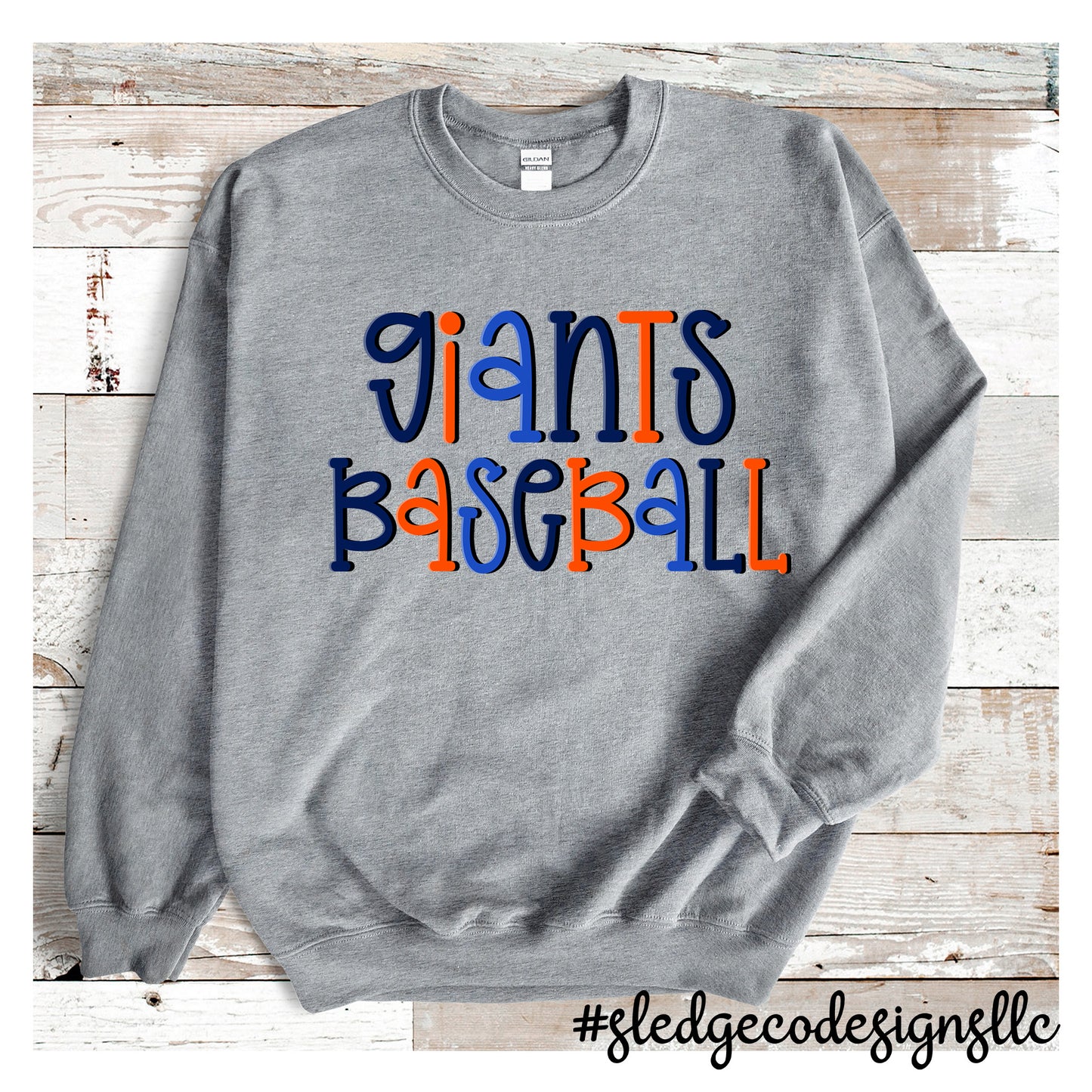 GIANTS BASEBALL | DRAWN | Custom Unisex SWEATSHIRT