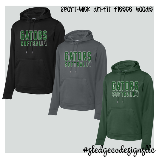 Lake Cormorant FAST PITCH SOFTBALL  | GATORS MS | Sport-Wick DRI-FIT Fleece Hoodie