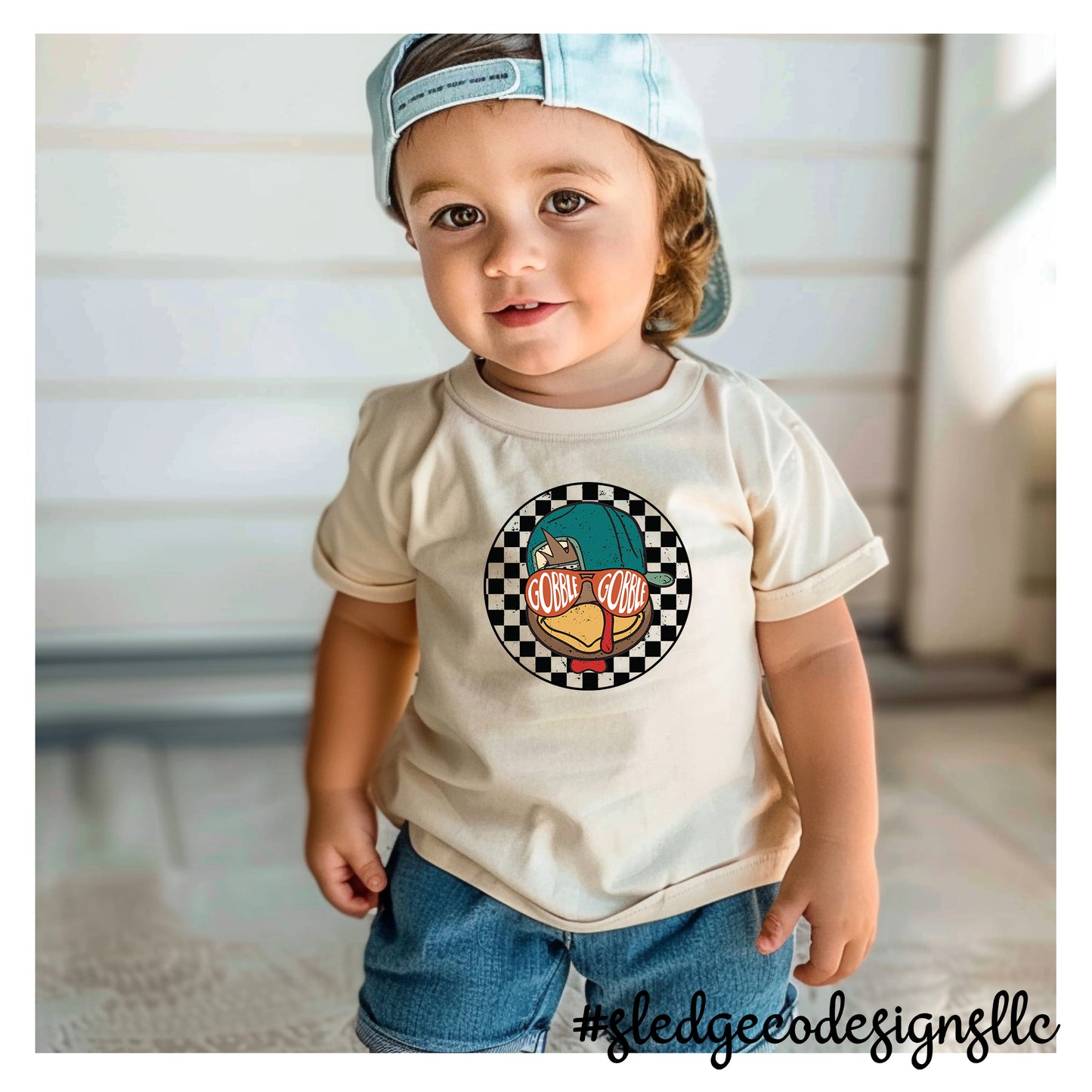 GOBBLE GOBBLE | THANKSGIVING TURKEY | Custom Unisex TODDLER - YOUTH - INFANT TSHIRT