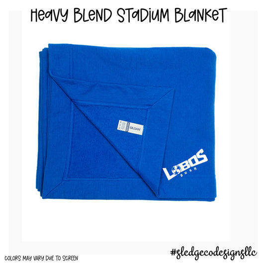 LOBOS | Heavy Blend Stadium Blanket | MADE TO ORDER