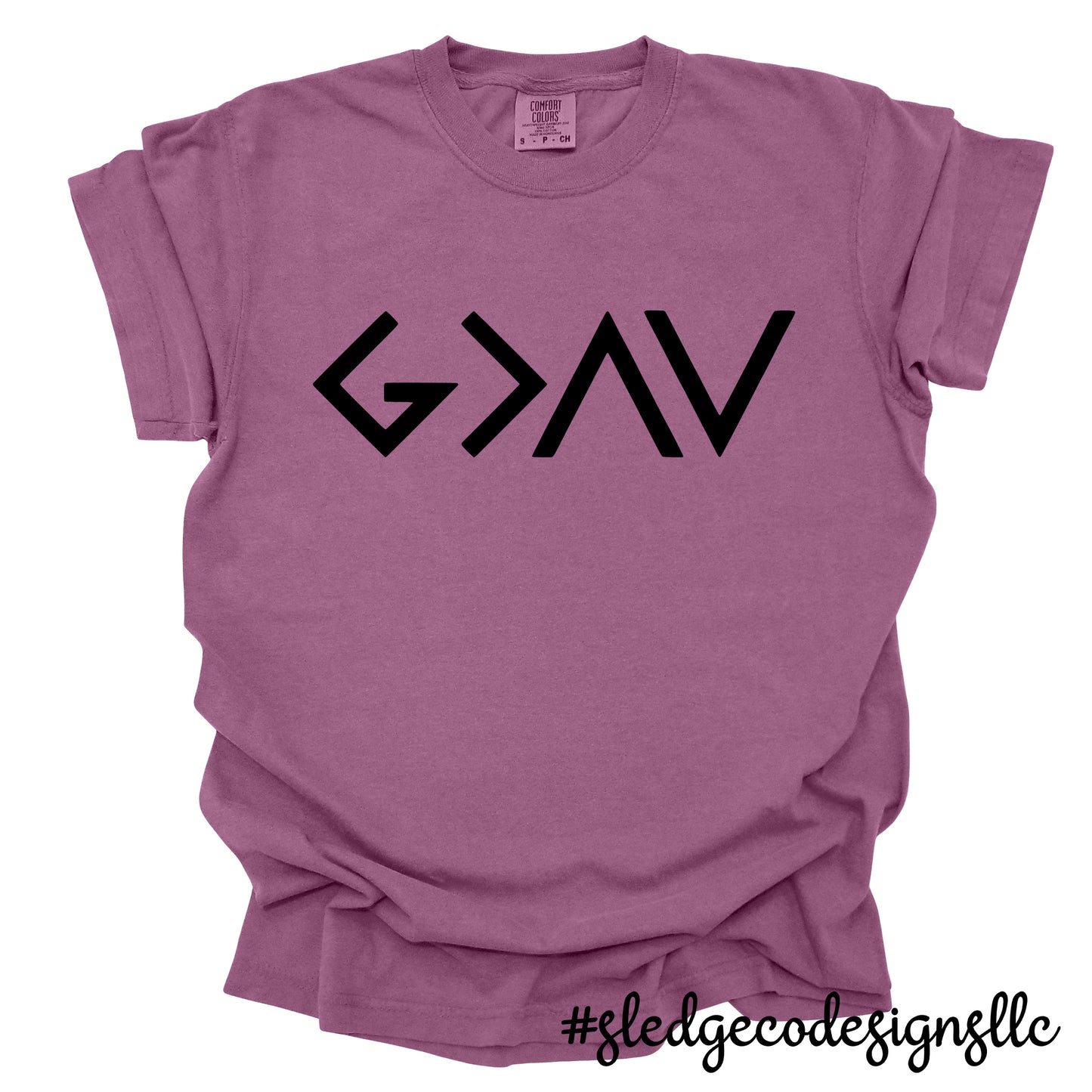 God is Greater Than the Highs and Lows | Custom UNISEX TSHIRT