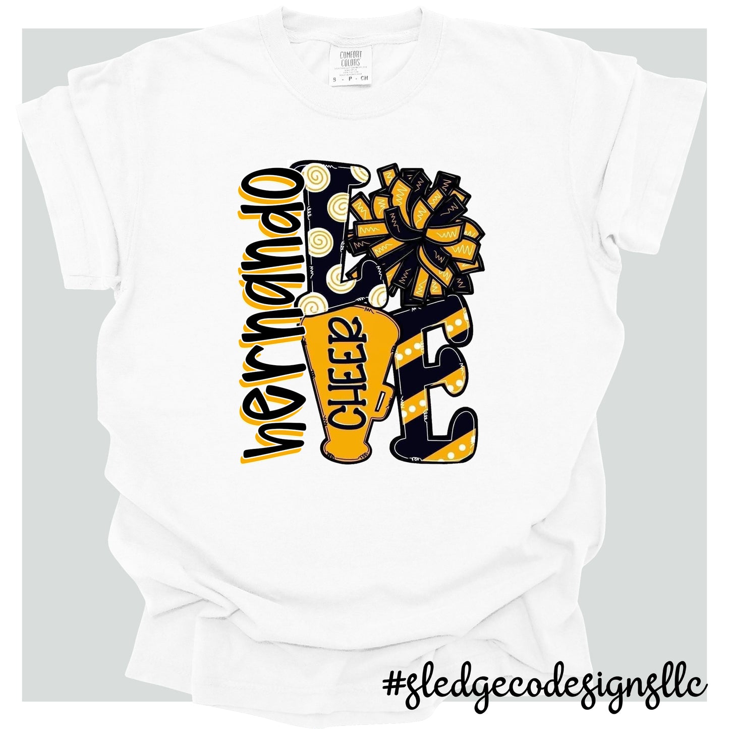 HERNANDO TIGERS | CHEER | CUSTOM UNISEX T-SHIRT