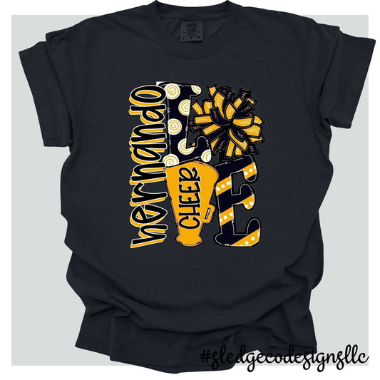 HERNANDO TIGERS | CHEER | CUSTOM UNISEX T-SHIRT