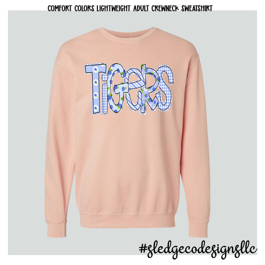 HERNANDO TIGERS | BLUEBERRY | COMFORT COLORS LIGHTWEIGHT SWEATSHIRT