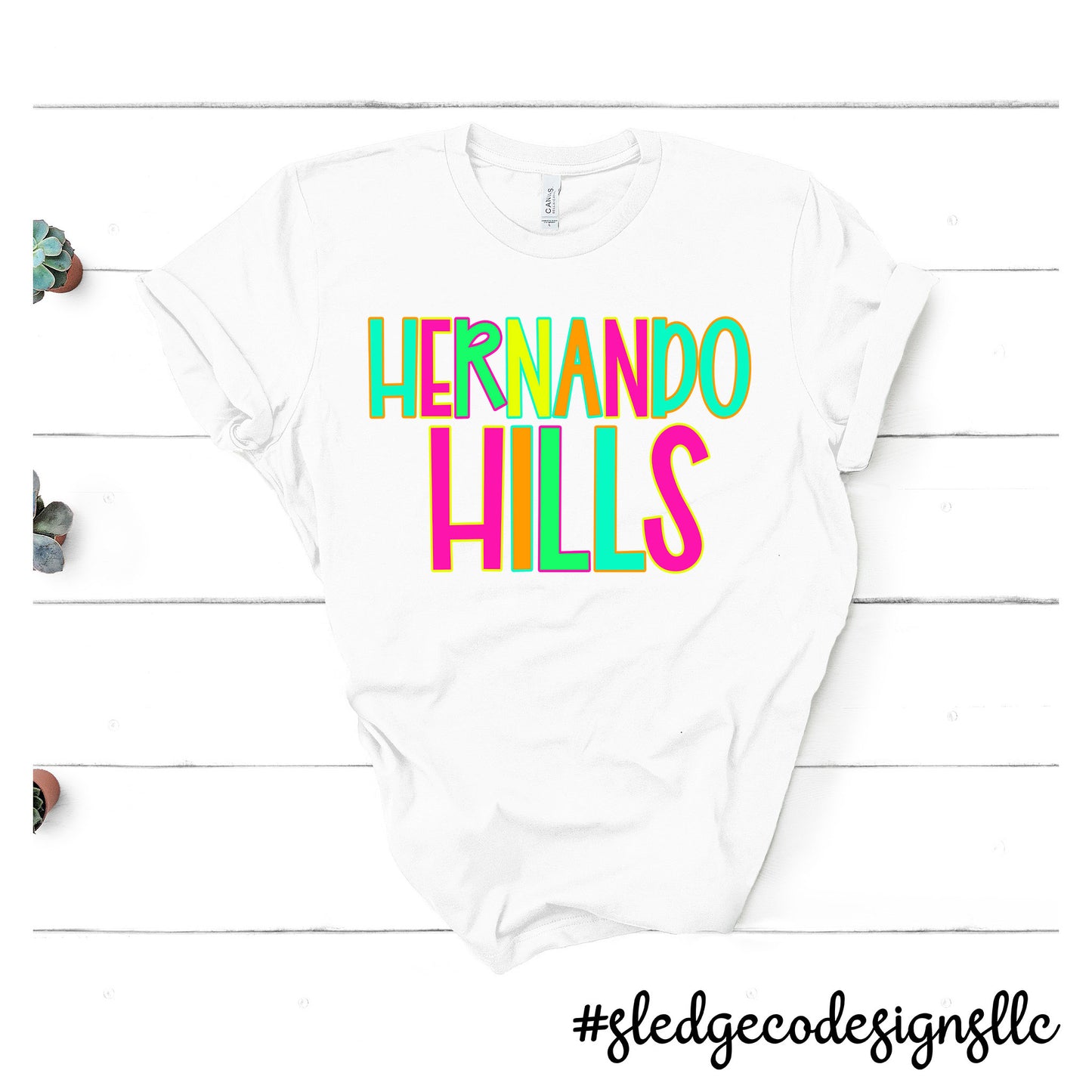 HERNANDO HILLS | COLORFUL | Custom UNISEX TSHIRT