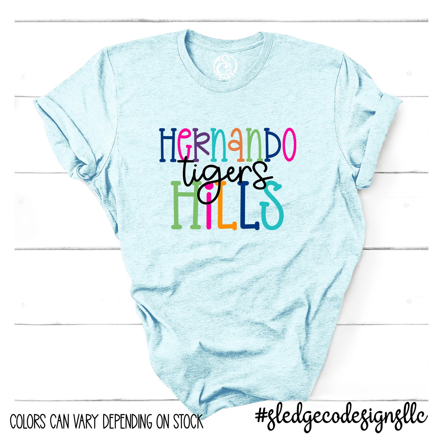 HERNANDO HILLS | COLORFUL | Custom UNISEX TSHIRT