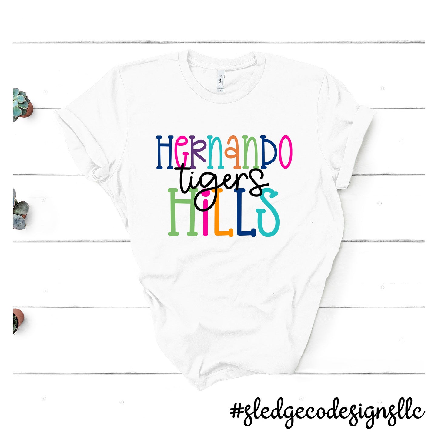 HERNANDO HILLS | COLORFUL | Custom UNISEX TSHIRT