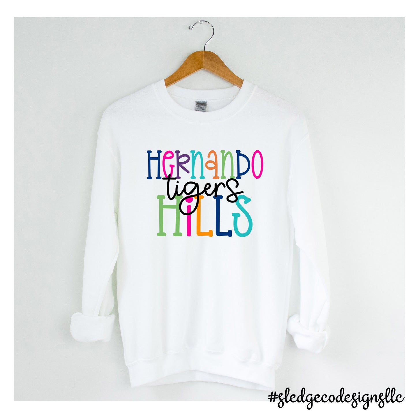 HERNANDO HILLS | COLORFUL | CUSTOM UNISEX SWEATSHIRT