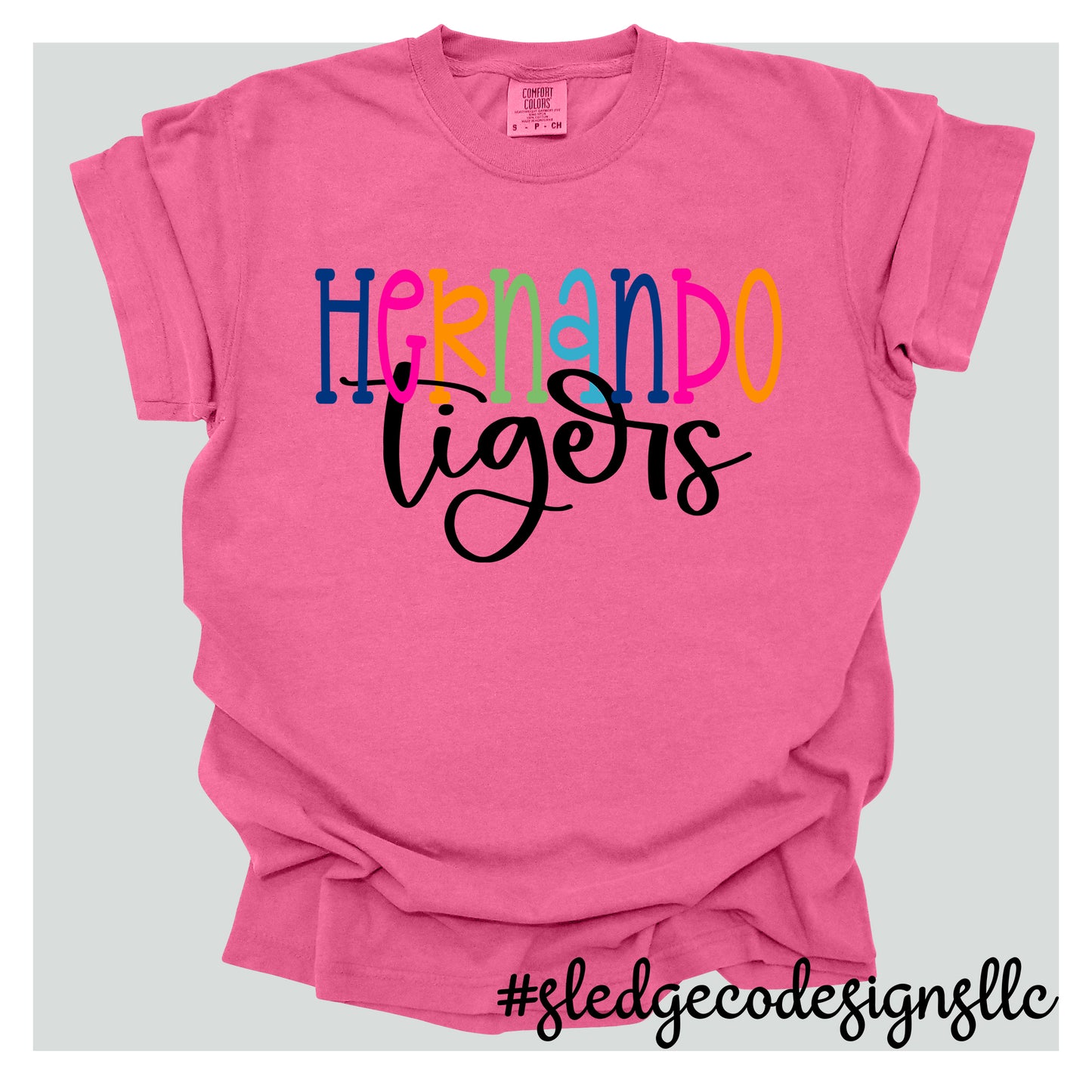 HERNANDO TIGERS COLORFUL | CUSTOM UNISEX TSHIRTS