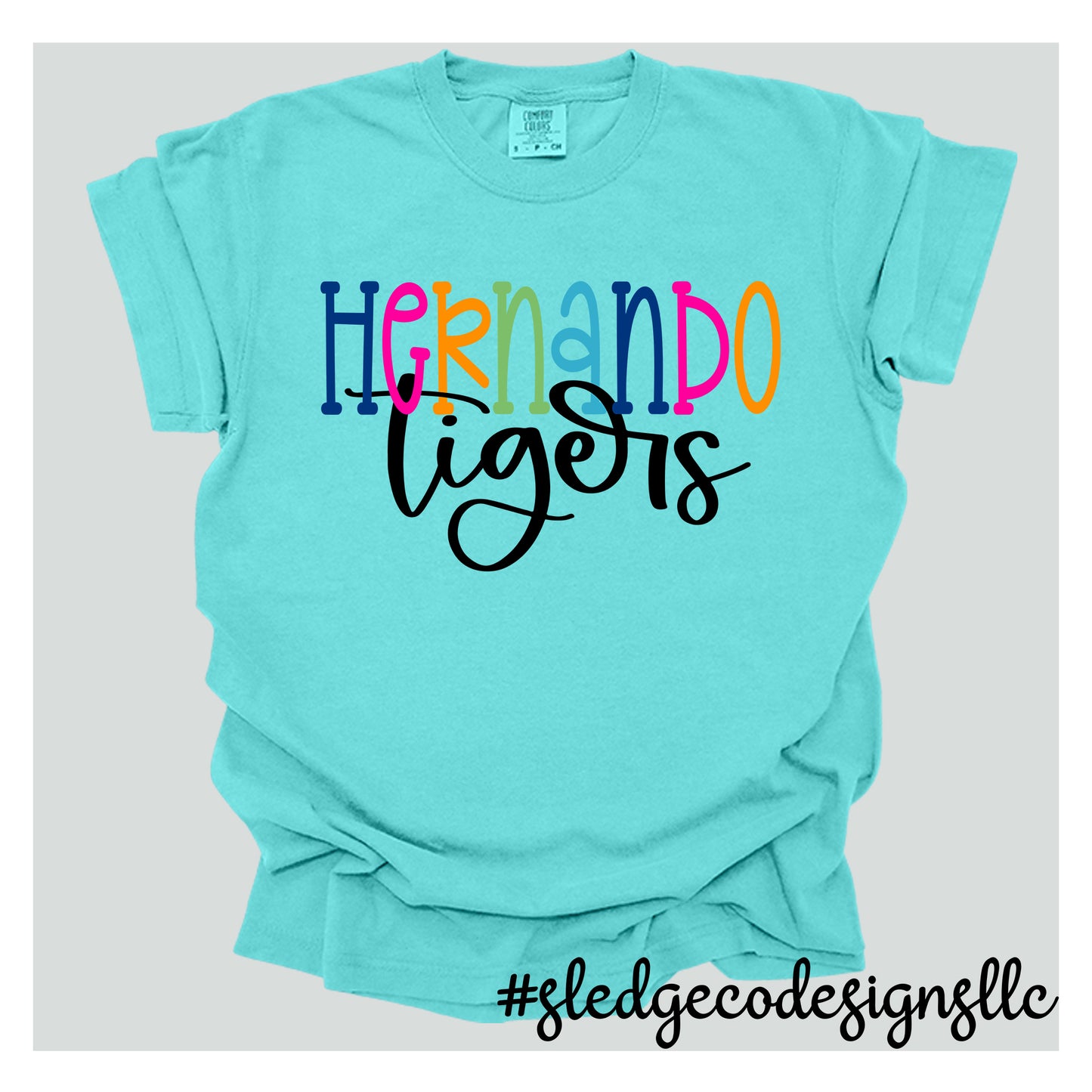 HERNANDO TIGERS COLORFUL | CUSTOM UNISEX TSHIRTS