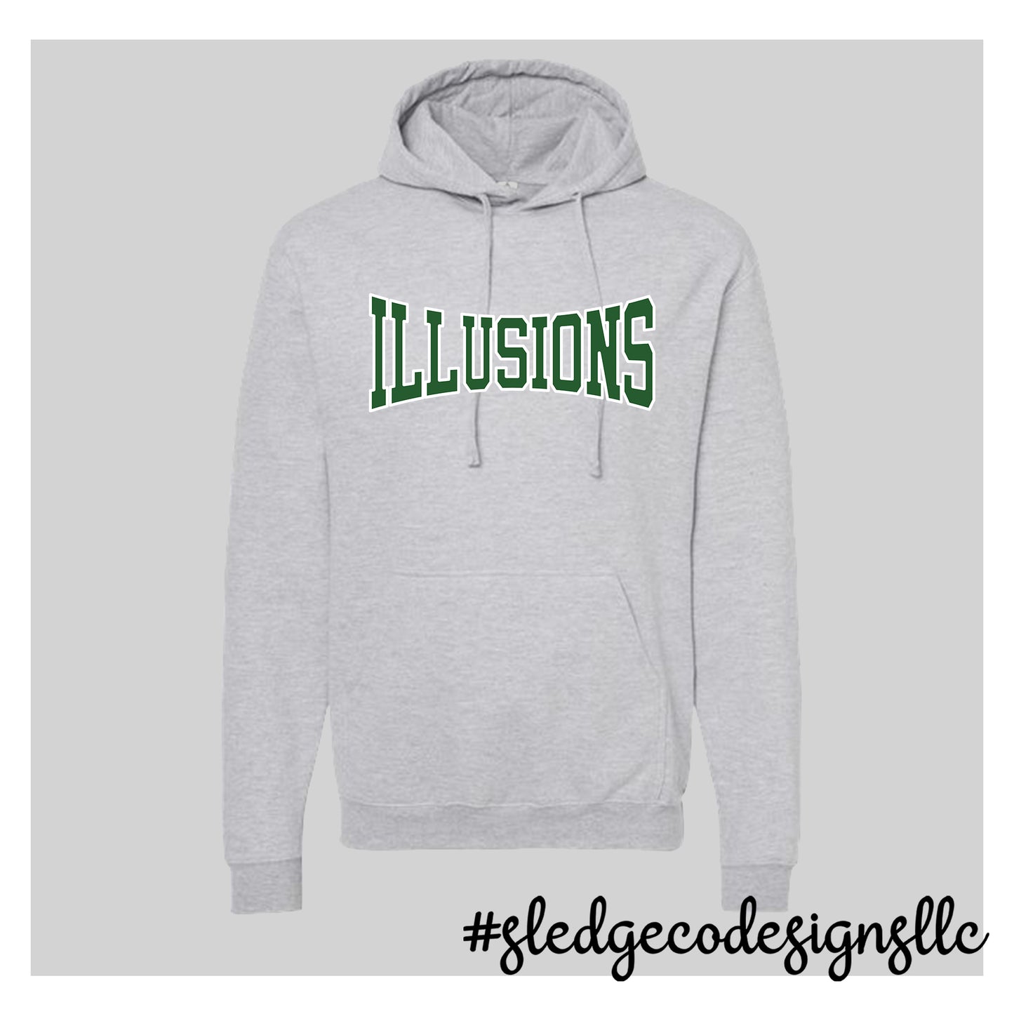 Illusions Softball | LOGO  | UNISEX FLEECE HOODIE