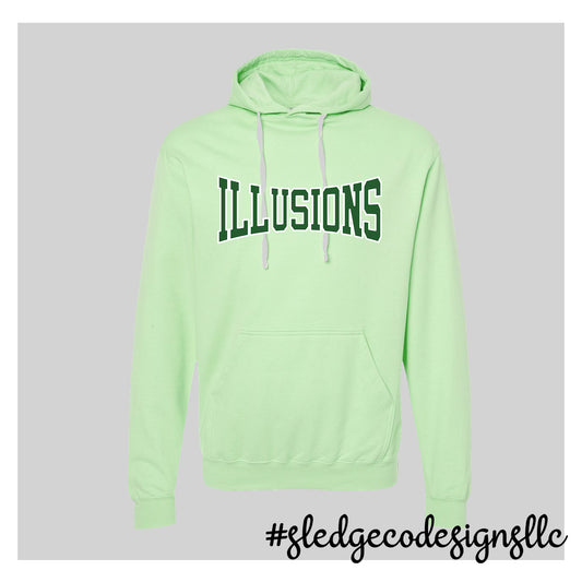 Illusions Softball | LOGO  | UNISEX FLEECE HOODIE